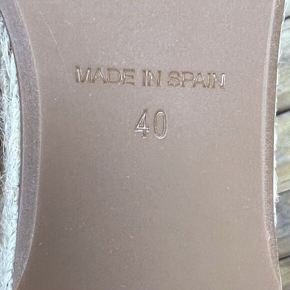 L’AGENCE New Elysee Suede Espadrille Wedge Sandals in Cheetah Size 9.5 (EU 40) - Picture 14 of 16